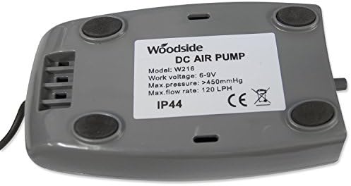 Woodside Solar Oxygenator Air Pump for Pond - 1.5W Aerator 1 Air Stone Oxygen Pump for Garden, Aquarium Fish Tank