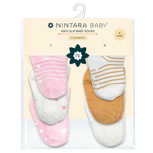 Image of NINTARABABY Anti-Slip Socks for Baby Boys & Girls