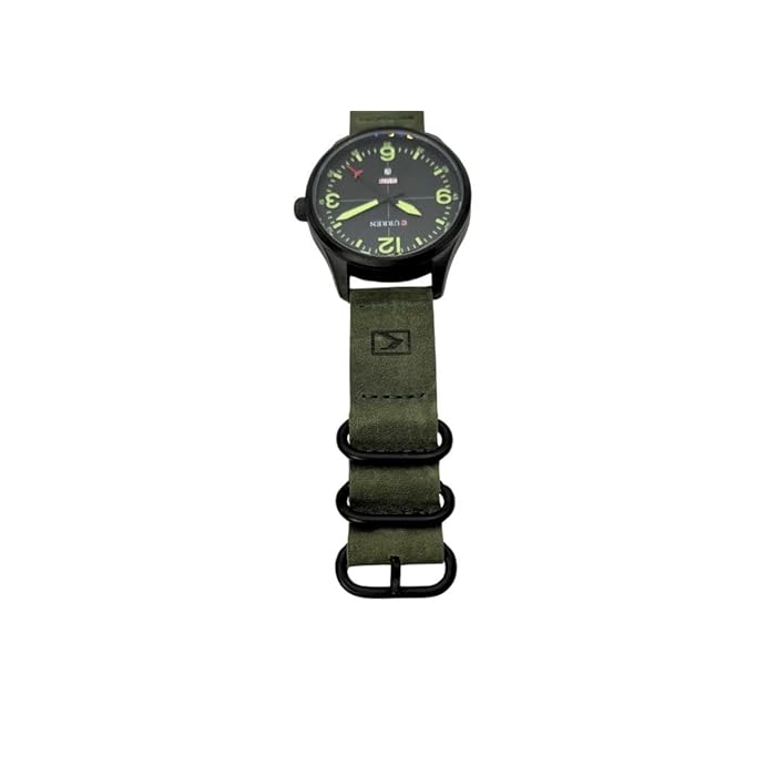 CURREN 8265. Reloj de Hombre de Cuarzo en Ante de Color Verde con función de Calendario. - Imagen 10