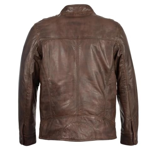 Image of Milwaukee Leather SFM1865 Men's Black Classic Fashion Leather Jacket with Zipper Closure