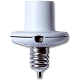 Westek SLC2BCW Outdoor/Indoor Dusk to Dawn Candelabra Light Control, 1-Pack