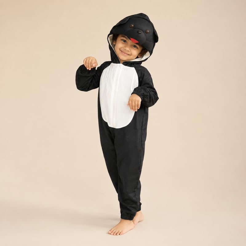 Image of Animal Costume for Kids | Plush Fancy Dress Costume for Boys & Girls |School Fancy Dress, Annual Day, Jungle Theme, Role Play, Halloween & Birthday Party