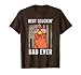 Chicken Dad Funny Farm Best Cluckin' Dad Ever Chicken T-Shirt, Men, Brown, X-Large