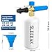 Sleekax Snow Foam Lance for Karcher K Series K2 K3 K4 K5 K6 K7 Pressure Washer -1 Litre Leak Proof Snow Foam Gun Bottle with Adjustable Nozzle - Ideal Foam Cannon for Cleaning Cars & Various Vehicle