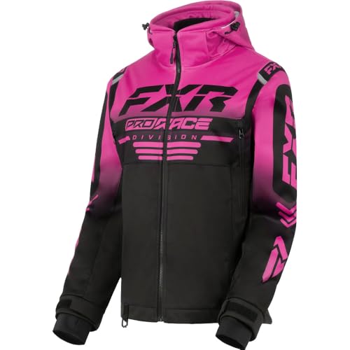 FXR Womens RRX Snowmobile Jacket Omni-Stretch Thermal Dry/Flex Fuchsia/Black - 8