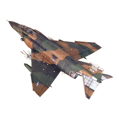 DIY ペーパーモデル 1:33スケール 米軍F-4B戦闘機模型 シミュレーション ミリタリープレーンモデル (未組立キット)