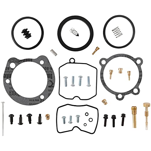 New All Balls Carburetor Rebuild Kit 26-1760 For Harley Flhr Road King 1994, 1995, 1996, 1997, 1998, Flhr Road King Classic 1999, Flhs Electra Glide Sport 1989, 1990, 1991, 1992, 1993 #TOP1