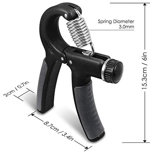 Image of Hand Grip Workout Strengthener, Adjustable Hand Gripper for Men & Women for Gym Workout Hand Exercise Equipment to Use in Home for Forearm Exercise, Finger Power Gripper 5kg-60 Kg Multi colour