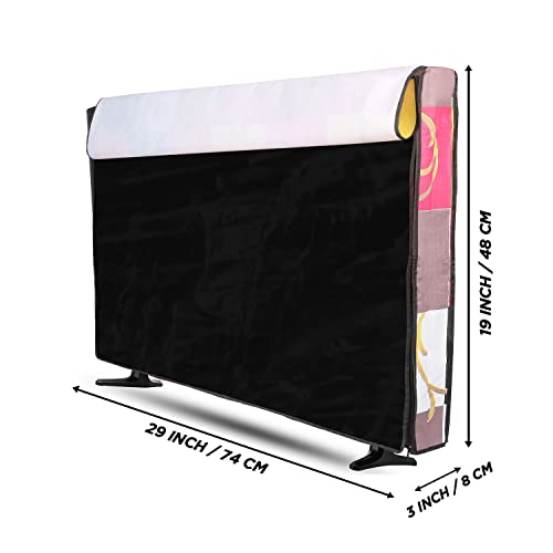 Image of Transparent LCD /LED T.V Protector Cover with Zipper Enclosure for 32 Inch Suitable for All Major Brand & Model (Color-Multi,Size-29x3x19 Inches)
