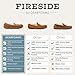 Dearfoams Women's Fireside Sydney Indoor/Outdoor Water Resistant Genuine Shearling Scuff Slipper, Wide Widths