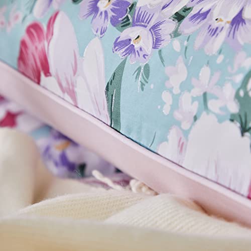 Softta Boho Cal King Size Egyptian Cotton Girls Bedding Set Farmhouse Colorful Shabby Flower 3Pcs Duvet Cover Set 100% Egyptian Cotton Vintage Chic Girls Bedding Collections #TOP5
