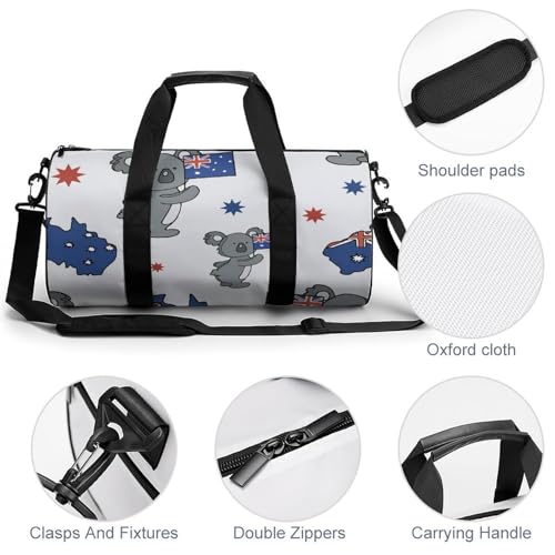 Sac de sport gym raton laveur grand sac weekend duffel bag camping - 5