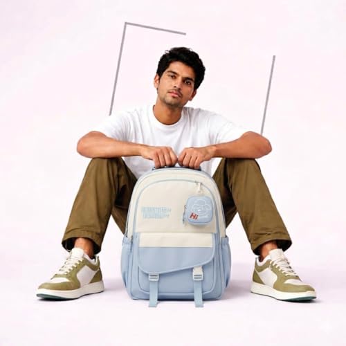 Image of Unisex Backpack for Man, Women, Girl & Boy - Water Resistant School Bag for Boys & Girls - College Bag, Laptop Bag & Travel Bag for Men & Women