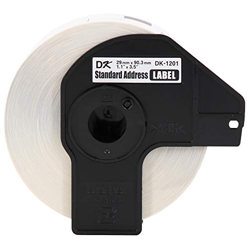 Image of Brother Printer Genuine Die-Cut Standard Rolled Address Labels QL Printer, (DK12013PK), 3 Count (Pack of 8)
