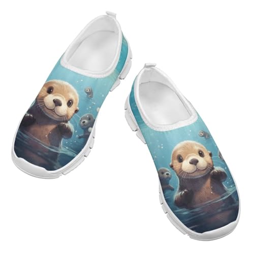 Slip-Resistant Comfy Easy On/Off Minimalist Sneakers Athletic Footwear for Boys and Girls Lightweight Casual Shoes4