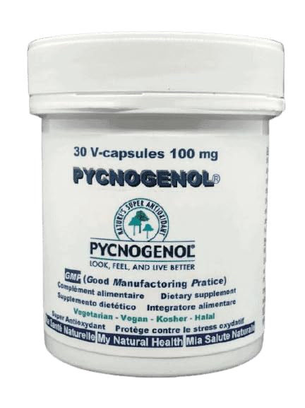 Ma Sante Naturelle - PYCNOGENOL 30 veganistische 100 mg SUPER ANTIOXIDANTEN