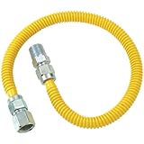 Brasscraft CSSD54-36 Dryer and Water Gas Dryer & Water Heater Flex-Line OD FIP x 1/2' MIP x 36'