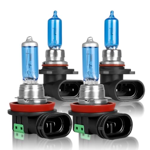 Image of For 2009-2023 DODGE RAM 1500 /2500 /3500 Headlight Bulbs,High Low Beam,6 Pack | Brighter,Warm White Lights,Easy installation,Plug-n-Play,fit:(2009-2012 4-Headlamps)&(2013-2018 Without Projector)