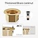 KES All Metal Bathroom Sink Drain with Strainer Basket Hair Catcher Anti Clog Pop Up Drain Stopper for Lavatory Vanity Vessel Sink with Overflow, Rustproof 18/8 Stainless Steel Matte Black S2013A-BK
