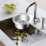 Stainless Steel Draining Basket for Sink, Multifunctional Swan Drain Strainer Basket, Faucet Hanging Fruits Strainer Colander, Vegetables Draining Baskets Home Tools Range Replacement (22x10x6cm)
