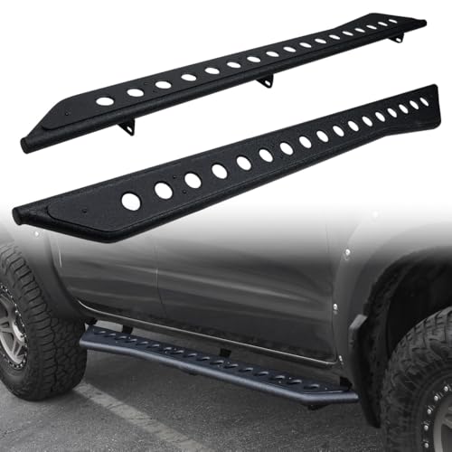 Armordillo Round Pattern Rock Slider Rocker Style Side Step Bars