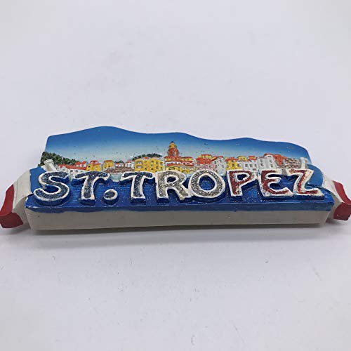 Imán decorativo de resina 3D St.Tropez Provence Francia miniatura 2