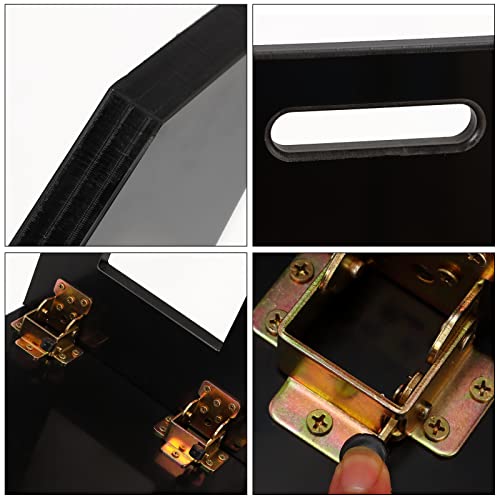 Yedaca Foldable Soccer Passing Board Wall 40 * 16 Inch Soccer Rebounder Board Wall Dual Angle Soccer Wall Rebounder Or Passing & Shooting With Sand Bag & Agility Ladder & U-Shaped Ground Nail #TOP3