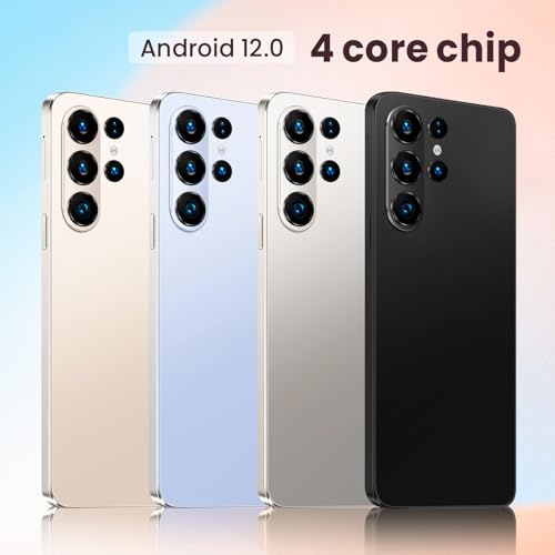 Téléphone 4G LTE déverrouillé écran 6,6 pouces double SIM bleu clair - 3