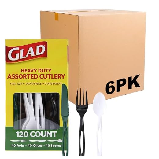 Glad Heavy Duty Disposable Cutlery Set