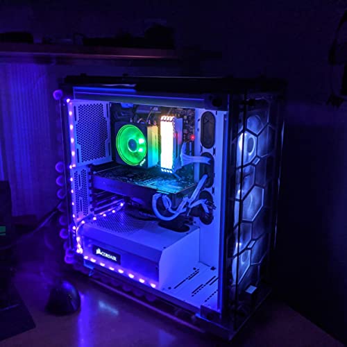 Hauty Waterproof Blacklight Led Strip Usb Powered, 6.56Ft/2M Smd5050 120 Leds 5V 12W Flexible Cuttable Uv Led Strip Light For Glow In The Dark Decor, Party, Halloween #TOP3