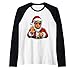 Funny Trump 67 Meme Costume Six Seven Christmas Raglan Baseball Tee