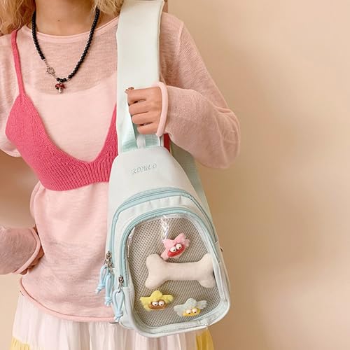 Itabag sac à main transparent modulable : transformable en sac dos et bandoulière