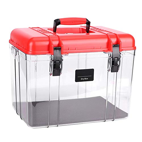 R25 SLR Feuchtigkeitsbeständige Kamera Tragetasche, Griff Fotoausrüstung Versiegeln Trocknen Mehltau-Objektiv Aufbewahrungsbox für Digitalkamera