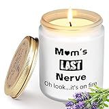 Mothers Day Gifts for Mom, Gifts for Mom from Daughter, Funny Lavender Scented Candle Mom Gifts from