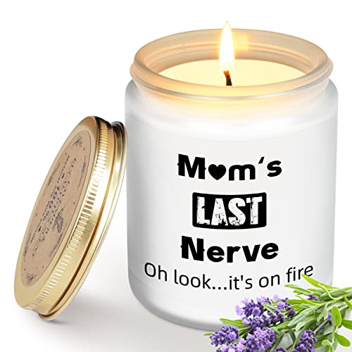 Mothers Day Gifts For Mom, Gifts For Mom From Daughter, Funny Lavender Scented Candle Mom Gifts From Daughter, Birthday Gifts For Mom, Gifts For Mom Stepmom, Mom Gifts Jar Candle #TOP12