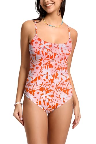 Image of Beautikini Period Swimwear One Piece Leakproof Swimsuit Menstrual Tummy Control Bathing Suit for Teens Girls and Women