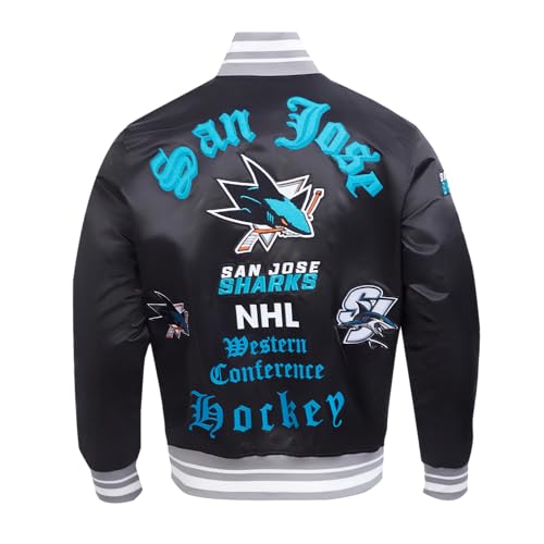 Image of Pro Standard Mens NHL Old English Satin Jacket