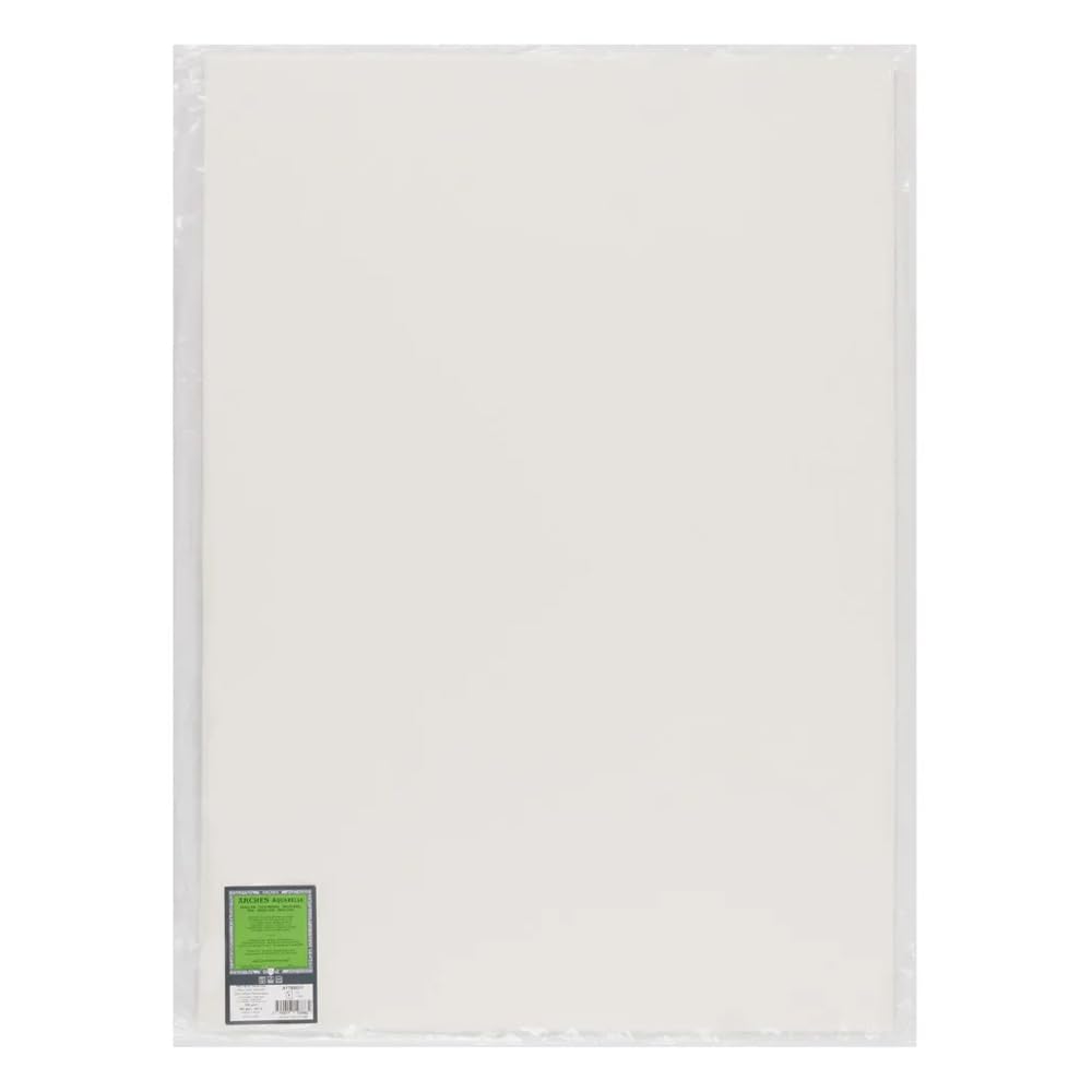 Lot de 5 Feuille Aquarelle 75x105 640g/m², grain fin blanc naturel