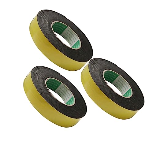 Uonlytech 9 Peças Isolamento acústico fita de esponja de eva de 3mm tira de cola fita de esponja de