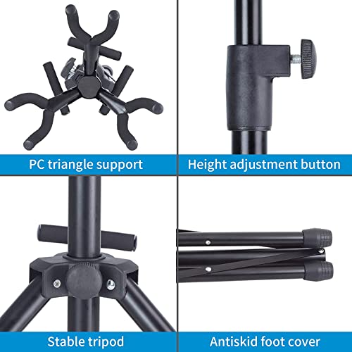 NVIVN 3 Multi-Stand pour Guitare, Réglable en Hauteur – Style Vertical, Réglable en Hauteur, Adapté À La Scène Ou À La Maison, Ukulélé, Basse, Support De Support Debout - Les Beatles, Paul McCartney, John Lennon, RIngo Starr, George Harrison NVIVN 3 Multi-Stand pour Guitare, Réglable en Hauteur - Style Vertical, Réglable en Hauteur, Adapté À La Scène Ou À La Maison, Ukulélé, Basse, Support De Support Debout – Image 3