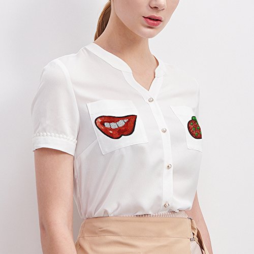 Satkago Cartoon Iron patch per vestiti, 16PCS DIY