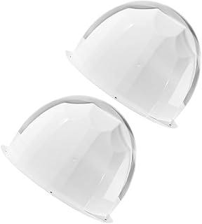 UKCOCO 2pcs Monitoring Rain Cover Lens Cap Video Camera Outdoor White Abs
