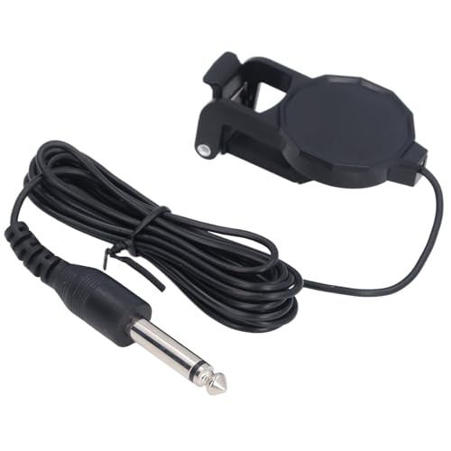 Micro à Clip pour Guitare Acoustique en Plastique, Micro Professionnel pour Guitare Folk, pour Violon Erhu et ukulélé
