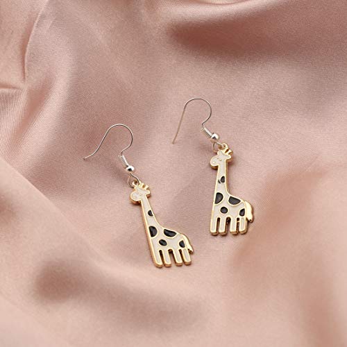 Image of POTIY Giraffe Gifts Gold Plated Giraffe Charm Bracelet Adjustable Pearl Bracelet for Giraffe Lovers Animal Lovers