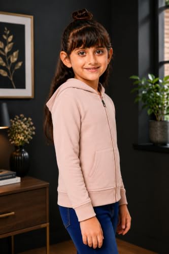 Image of ADBUCKS Girl's Cotton Hooded Sweatshirt
