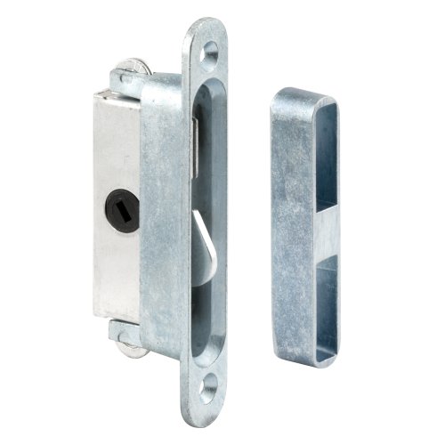 Prime-Line E 2079 Mortise Lock, 3-7/8 In. Mounting Holes On Center, Aluminum Housing, 45 Degree Keyway, Round Faceplate (Single Pack) by PRIME-LINE - Used condition - US$12.69