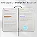 ojussa A5 Notebook 200 Pages Leather Journal Notebook Hardback Notepad with Bookmark, and Elastic Closure 14.5 x 21.5 cm,for School Office Home Business Writing