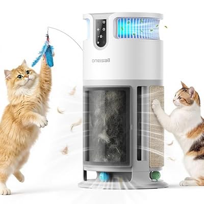 oneisall Pet Cat HEPA Air Purifier for Home Large Room,PP04