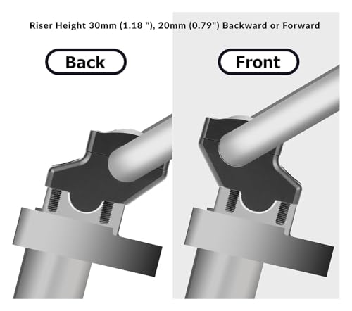 Supports de guidon décalés pour moto Thruxton et Bonneville - 5