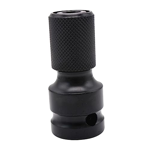 LALAFINA 1/2 Drive to 1/4 Socket Adaptor Telescopic Drill Chuck Converter Wrench